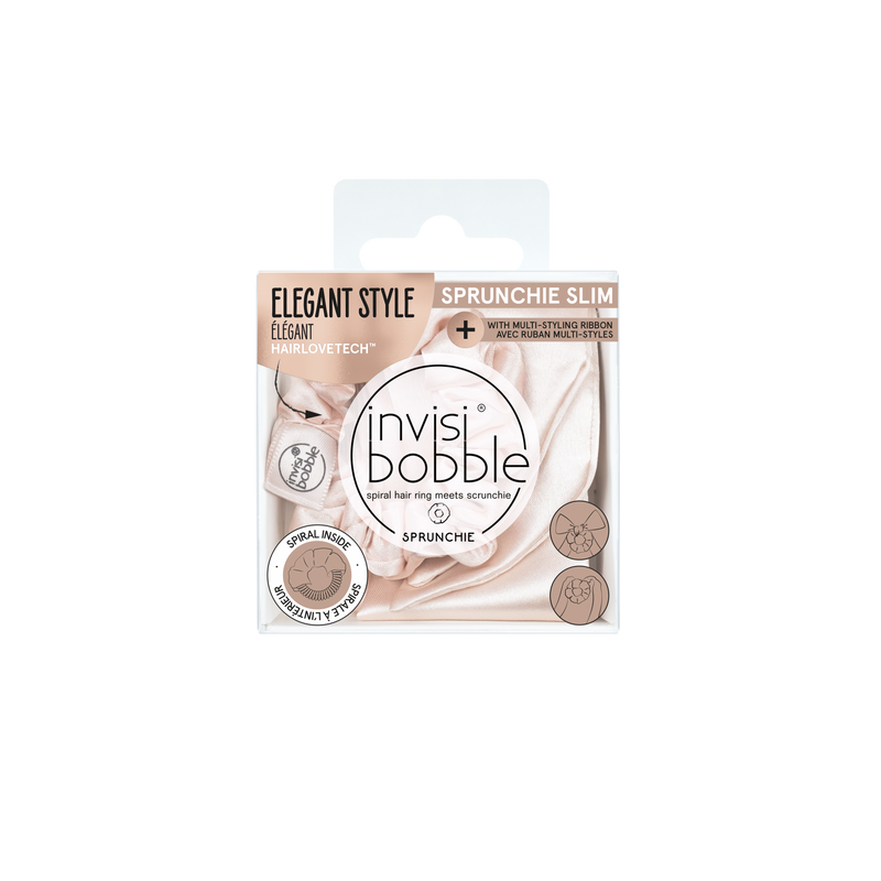 SPRUNCHIE SLIM Ballerina Bow (HP)Hair CareThe new era of hair donuts has begun! The velvety soft and flexible Sprunchie donut is a great accessory and a gentle attachment to pony tails. The bracket is decorated with a beautiful silky bow. The Sprunchie Sl