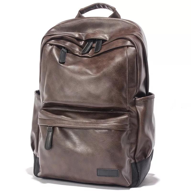 Leather Laptop Pack Bag - 16 Inch - BrownComputer & Laptop AccessoriesHight quality durable Leather backpack waterproof USB charging laptop bag 16 inch color brown