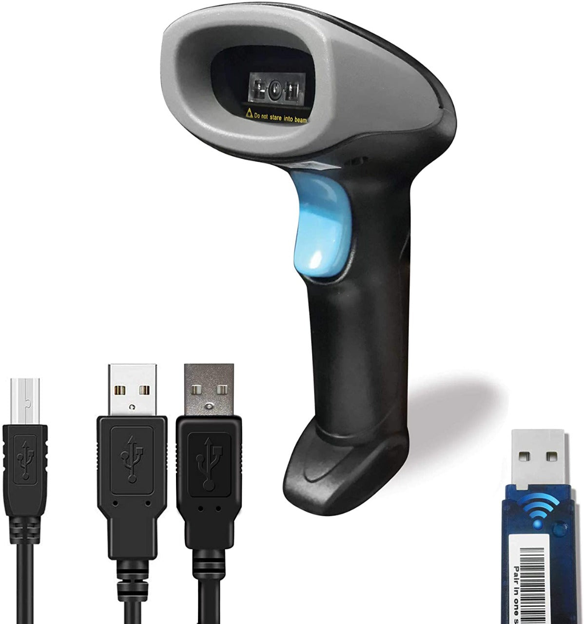 OSCAR OS-60CBR 2-in-1 Wired & Cordless Wireless | 100,000 Memory | Rechargeable Barcode Scanner Imager 1D | Long Range 100M | Warehouse, Retail, Office, POS | Scans from mobile phone screenComputer & Laptop AccessoriesHighlights Decode Compatibility : 1D,
