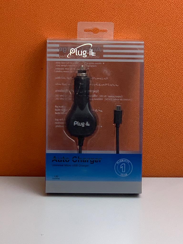 Plug-it Auto Charger - Micro USB ChargerLetstango Promo• Up To 90% Discount• NOTE: Opened Boxes, As Is and Warranty not AvailableMinimum order required (50 AED) to avail the free delivery…