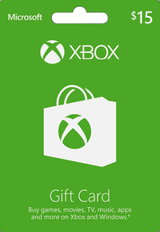 Xbox Gift CardGaming AccessoriesThe Xbox gift card can be used for games and entertainment on Xbox and Windows. Buy the latest games, map packs, movies, TV, music, apps and more. And on Xbox One, buy and download full blockbuster games the day they're ava
