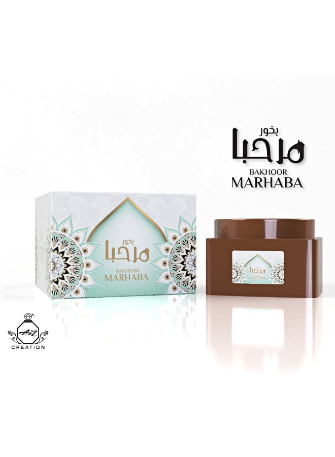 A to Z Creation Bakhoor Marhaba 70gmPerfumes & FragrancesEmits a scented fragrance that is sure to uplift your mood. Creates an elegant statement while levitating the home decor scheme. Oriental fragrance that is formulated with scented and environment fr