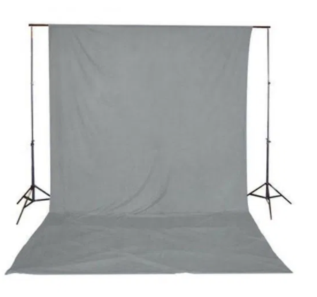 Promage Backdrop 3*6M Gray ColorCamera AccessoriesBrand new seamless muslin backdrop that is finished on all sides. Our backdrops are made from a high quality muslin material withexcellent durability and portability. It could be draped or hungstraight and