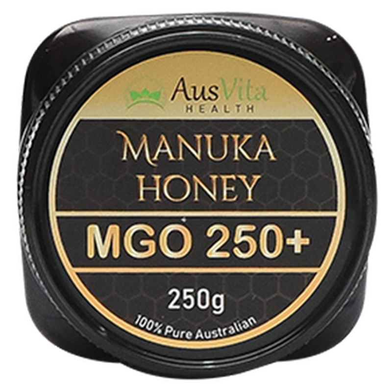 Manuka Honey MGO 250+ (250g)Jams, Honey & SpreadsPerfect for kids, the honey is harvested by bees from wildflowers. It contains remedial benefits such as reducing throat irritation, treating allergies and fighting infections. Powerful immune system booste