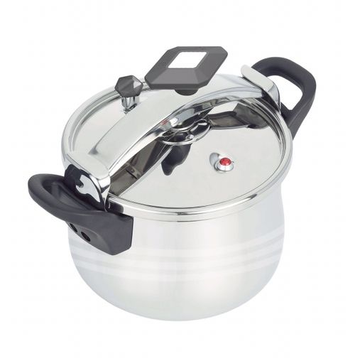 Dessini Stainless Steel Pressure Cooker with Capacity of 5 L SilverPure Stainless Steel Quaility Capacity 5 L Easy to use and Clean