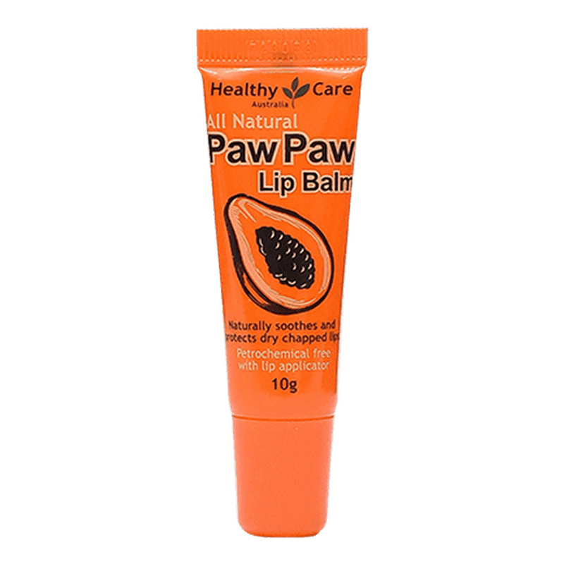Healthy Care Paw Paw Lip Balm 10gPersonal CareDaily lip care to moisturize, nourish and protect. The long-lasting, clear balm gives lips a light glossy sheen. Benefits Can be used to prevent dry lips or to treat chapped lips. Apply regularly either under
