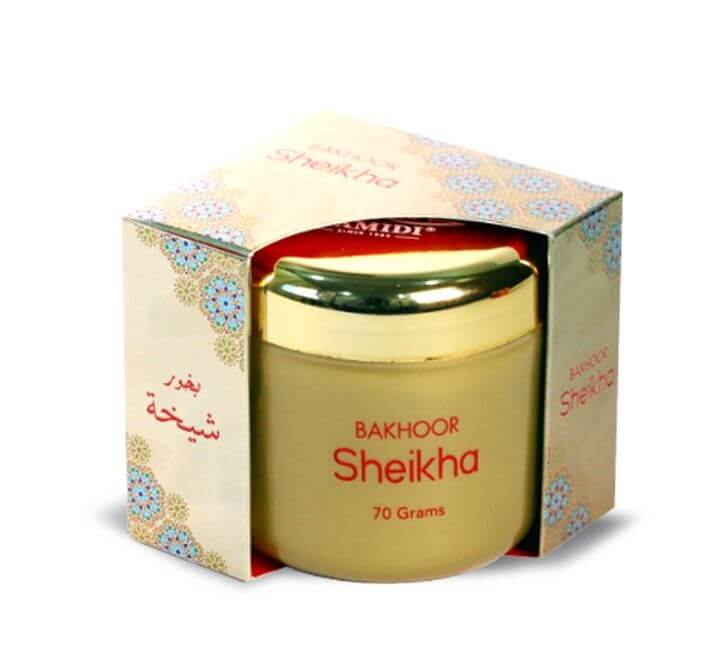 Hamidi Bakhoor Sheikha 70GMPerfumes & FragrancesCatalyse your positive emotions with Bakhoor Sheikha. Sweet, Woody & Rosy!