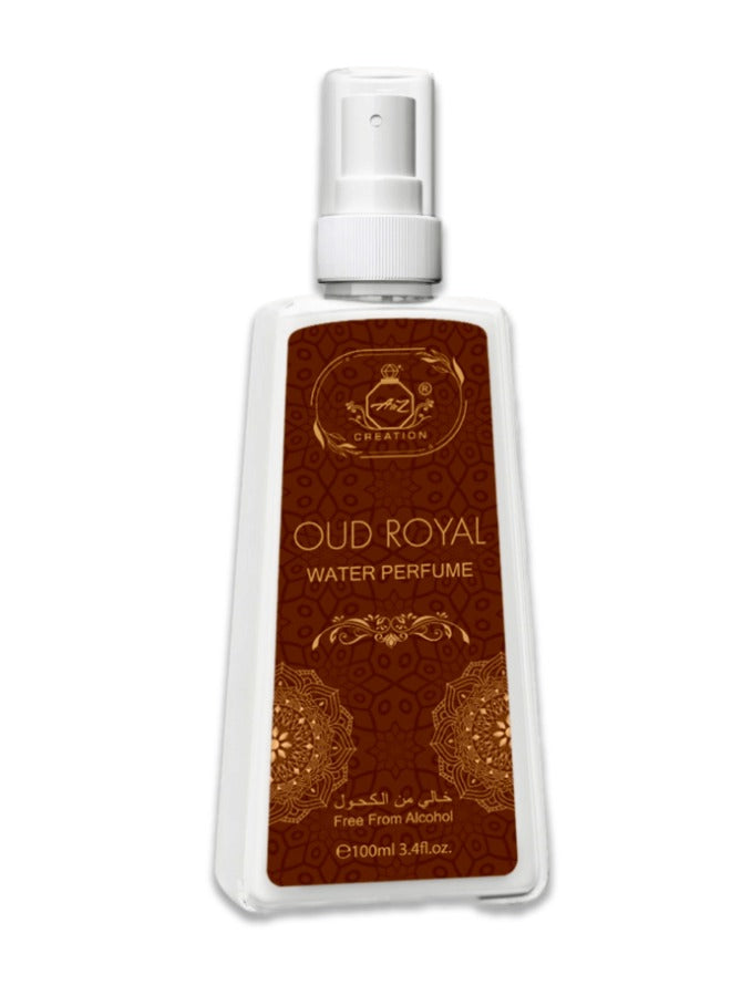A to Z Creation Oud Royal Water Perfume 100ml (unisex)Perfumes & FragrancesOud Royal is a hymn to the Orient and to oud wood, a mystical, precious substance that's worth its weight in gold.