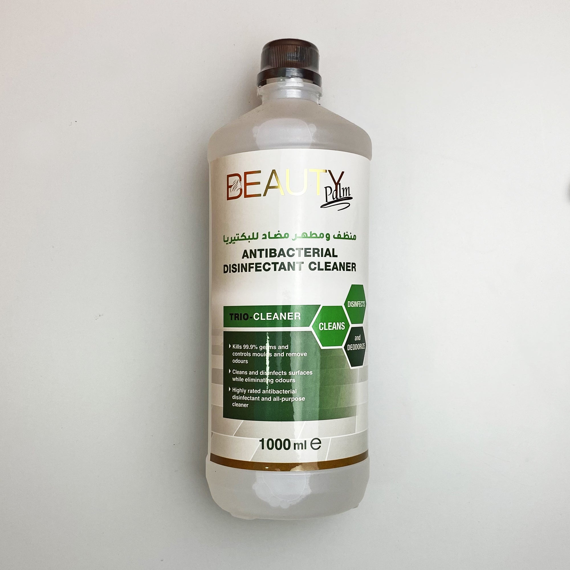 Beauty Palm Antibacterial Disinfectant Cleaner 1000mlHealthBeauty Palm Antibacterial Disinfectant Cleaner 1000ml - Cleans, disinfects, and removes odors.