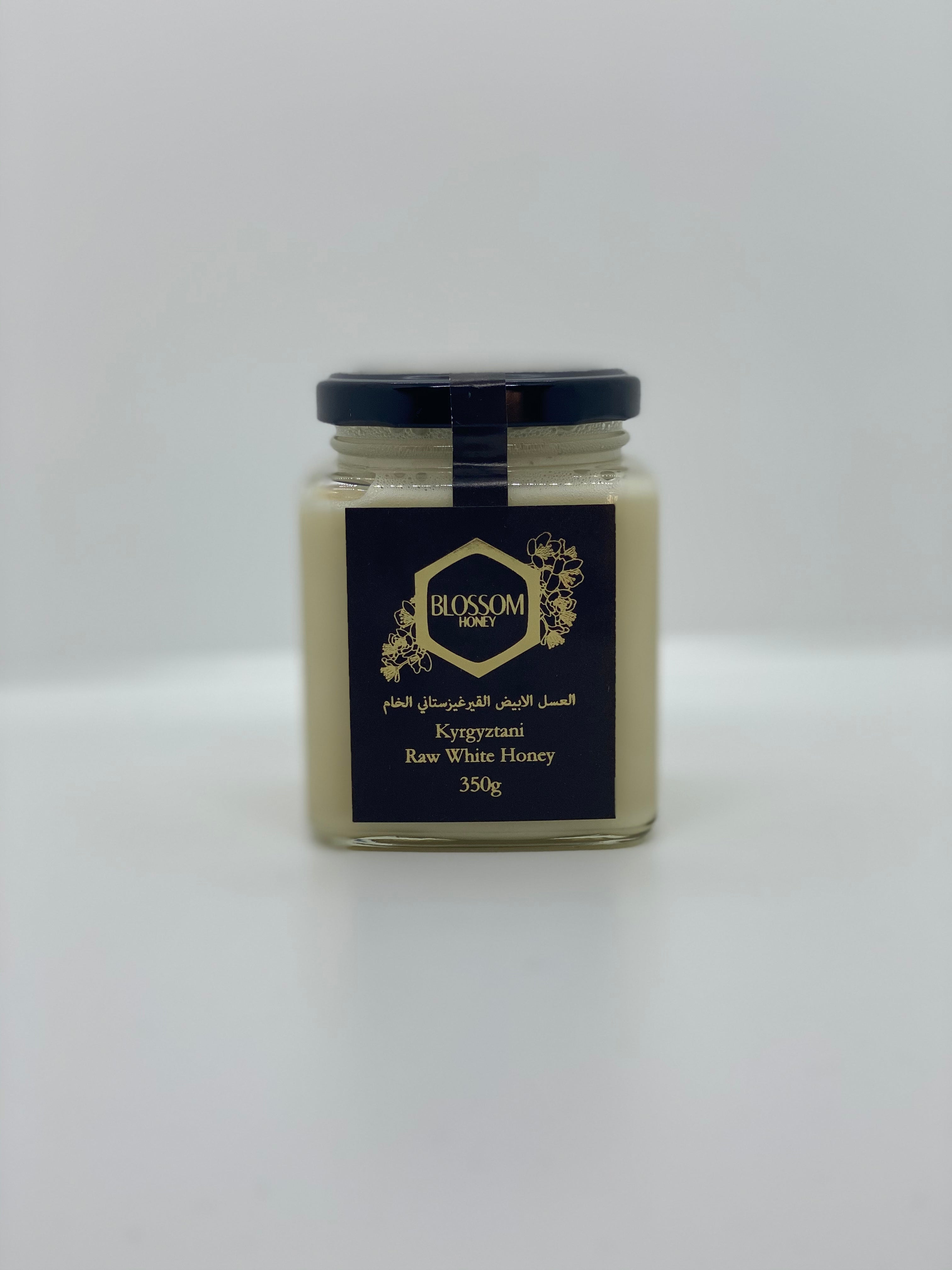 Blossom Honey - Kyrgyzstani Raw White HoneyJams, Honey & Spreads“Organic White Honey of Kyrgyzstan’s isolated mountains”Honey from the mountains of Kyrgyzstan with a very unique color and texture that has an amazing and explosive taste of flowers. Enhance