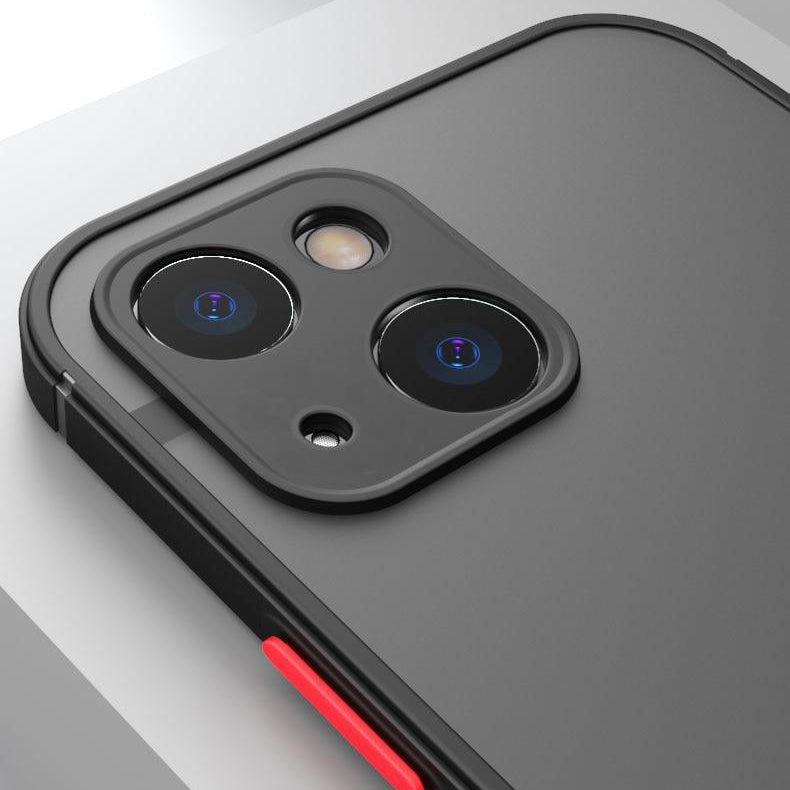 Shockproof Armor Matte Silicone Case For iPhone 13Mobile AccessoriesDurable protective case to protect your phone. Easy access to all ports