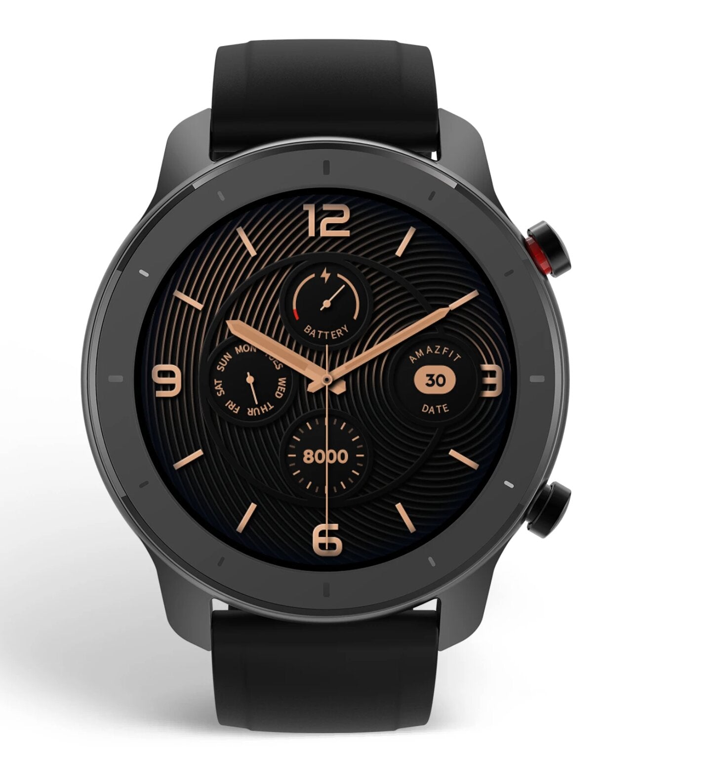 Amazfit GTR 42mmWearablesElegant in Action, Active in Style Key Features: Metal and Ceramic Elegant Design 326 PPI AMOLED Display Powerful Battery Life 5 ATM Water Resistant 12 Sports Modes Large 326 PPI AMOLED Display with Elegant Watch Faces. Outstandin