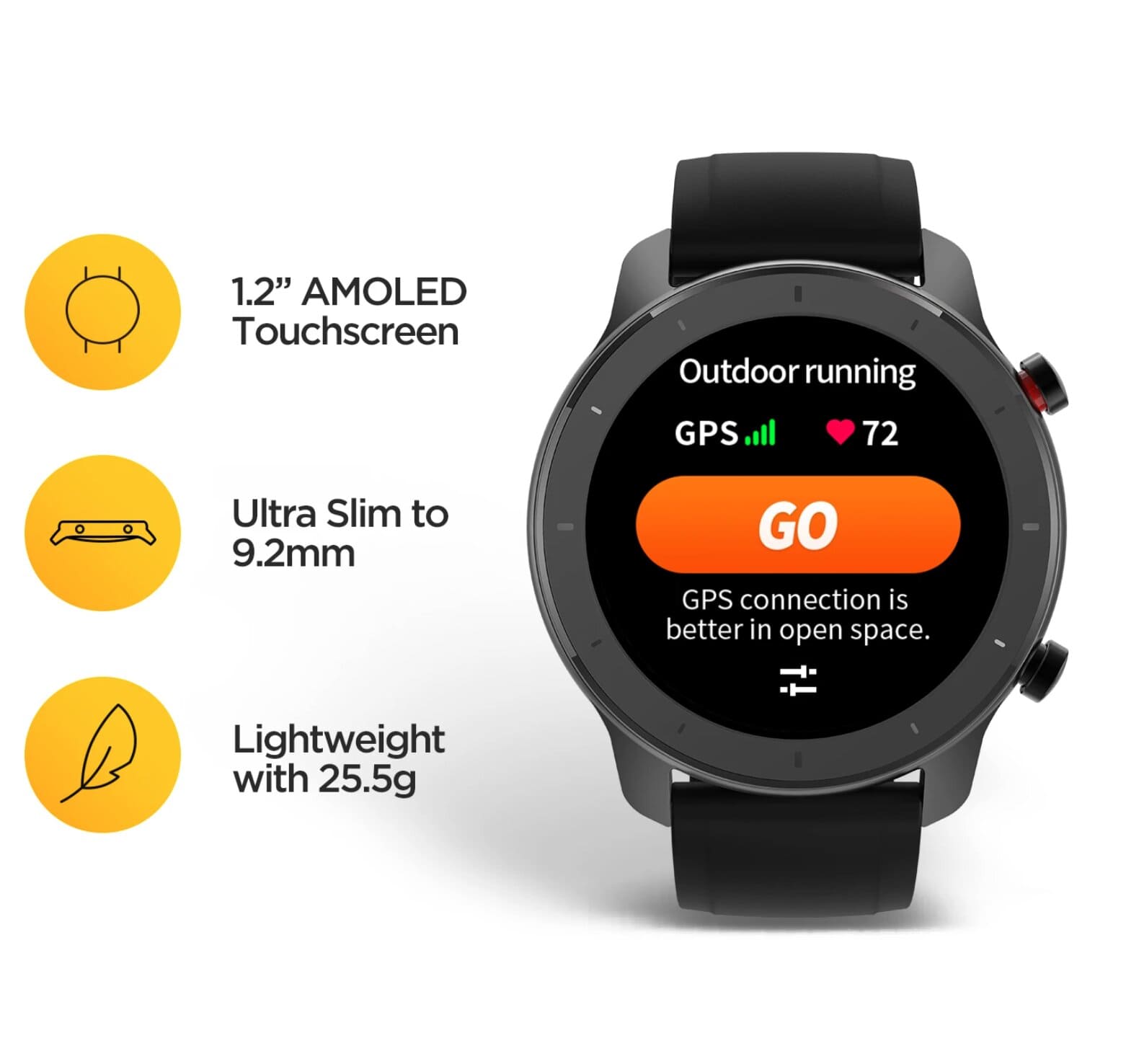Amazfit GTR 42mmWearablesElegant in Action, Active in Style Key Features: Metal and Ceramic Elegant Design 326 PPI AMOLED Display Powerful Battery Life 5 ATM Water Resistant 12 Sports Modes Large 326 PPI AMOLED Display with Elegant Watch Faces. Outstandin