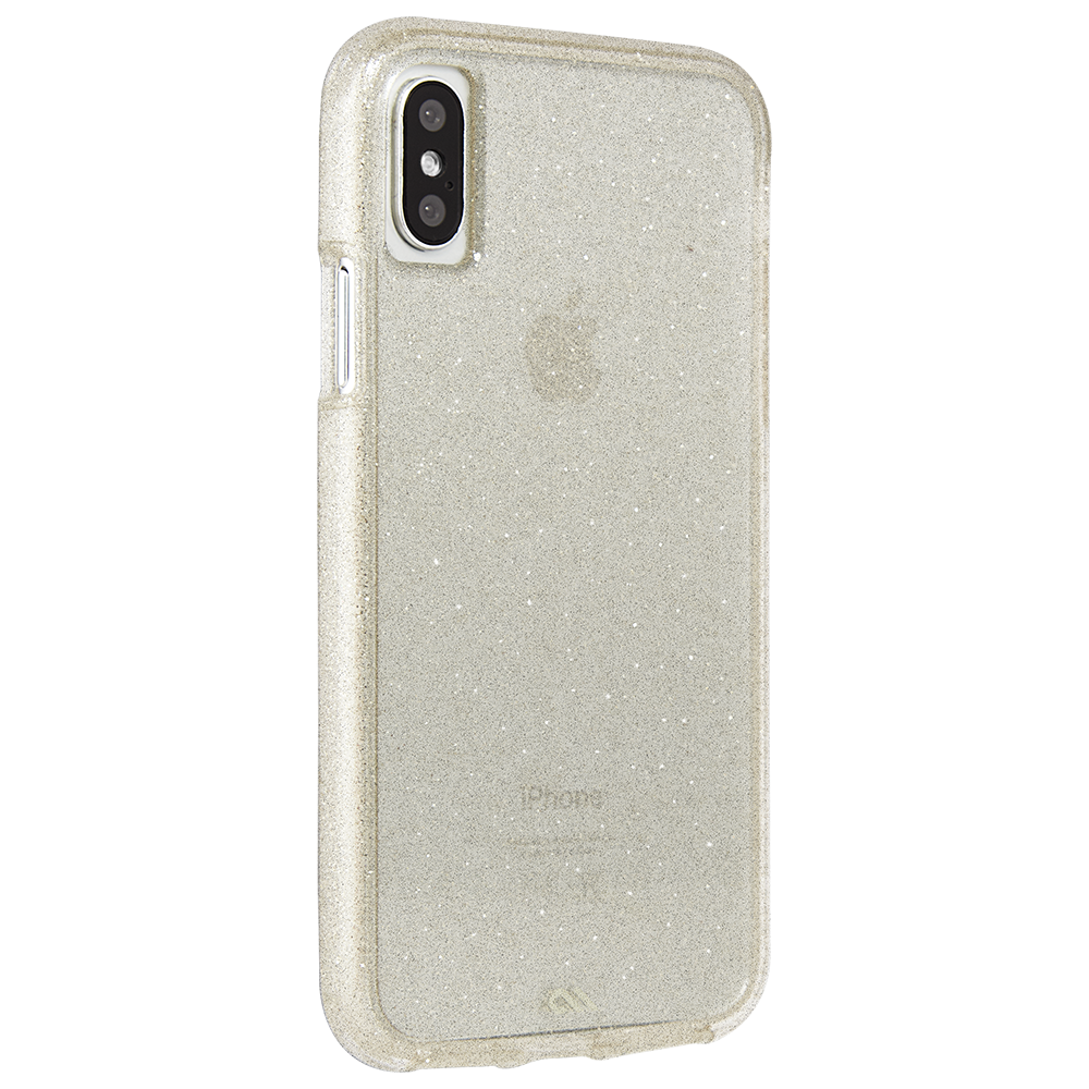 Case-Mate - iPhone XS/X Sheer Glam Case Champagne