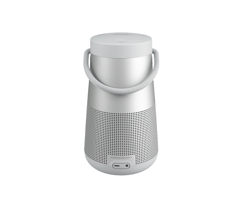Bose SoundLink Revolve+ II Bluetooth SpeakerAudio & VideoKey Features: Voice Prompts Speakerphone Siri & Google Voice Commands Water and Dust Resistant Up to 17 Hours Per Charge Durable Design Deep. Loud. And immersive, too.This true 360° speaker was engi