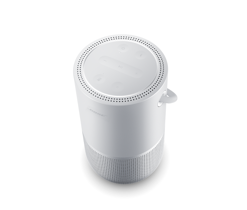 Bose Portable Smart SpeakerAudio & VideoThe Portable Smart Speaker is a wireless home speaker and a portable Bluetooth speaker in one. Around the house, you can move it from room to room—and when you leave your home, you can take it with you. Anywhere wit