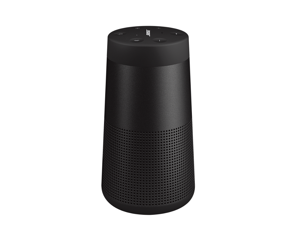 Bose SoundLink Revolve II Bluetooth SpeakerAudio & VideoKey Features: Voice Prompts Speakerphone Siri & Google Voice Commands Water and Dust Resistant Up to 13 Hours Per Charge Durable Design Little speaker. Big goosebumps.Meet SoundLink Revolve II, one o