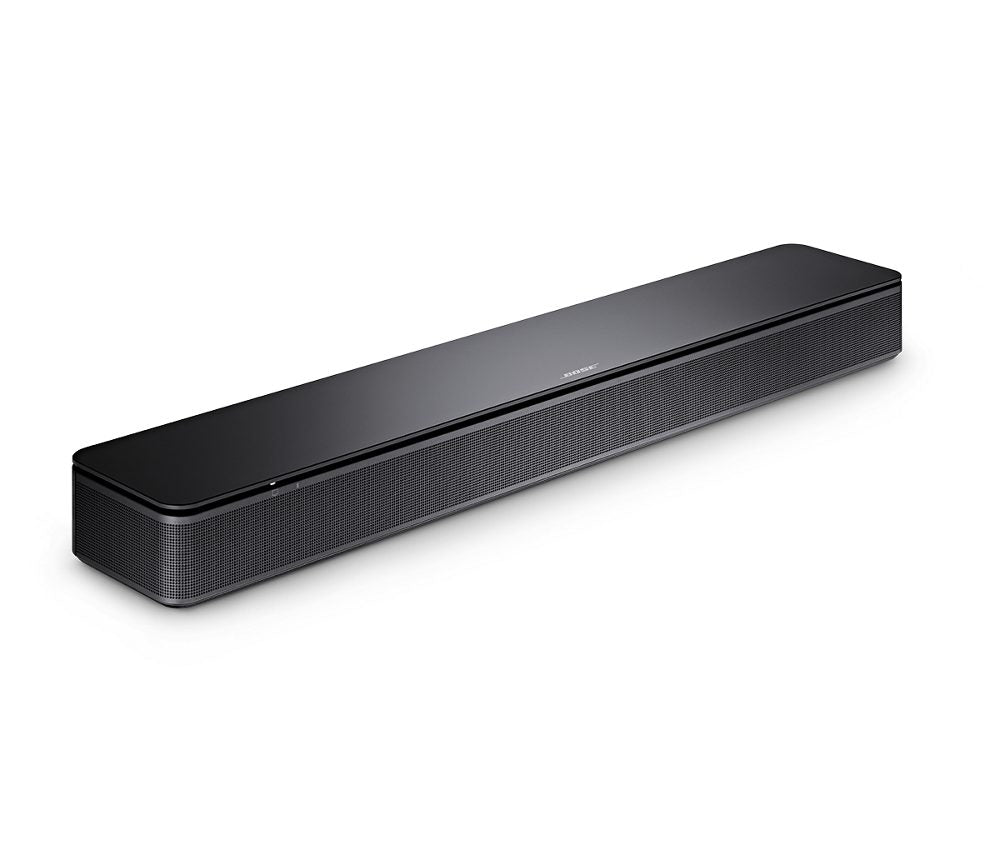 Bose TV SpeakerAudio & VideoThe Bose TV Speaker is a one-step, simple solution for better TV sound. It’s small but powerful, delivering a clear, balanced and natural-sounding audio experience that enhances dialogue and bass performance. Enhances Tv Sound