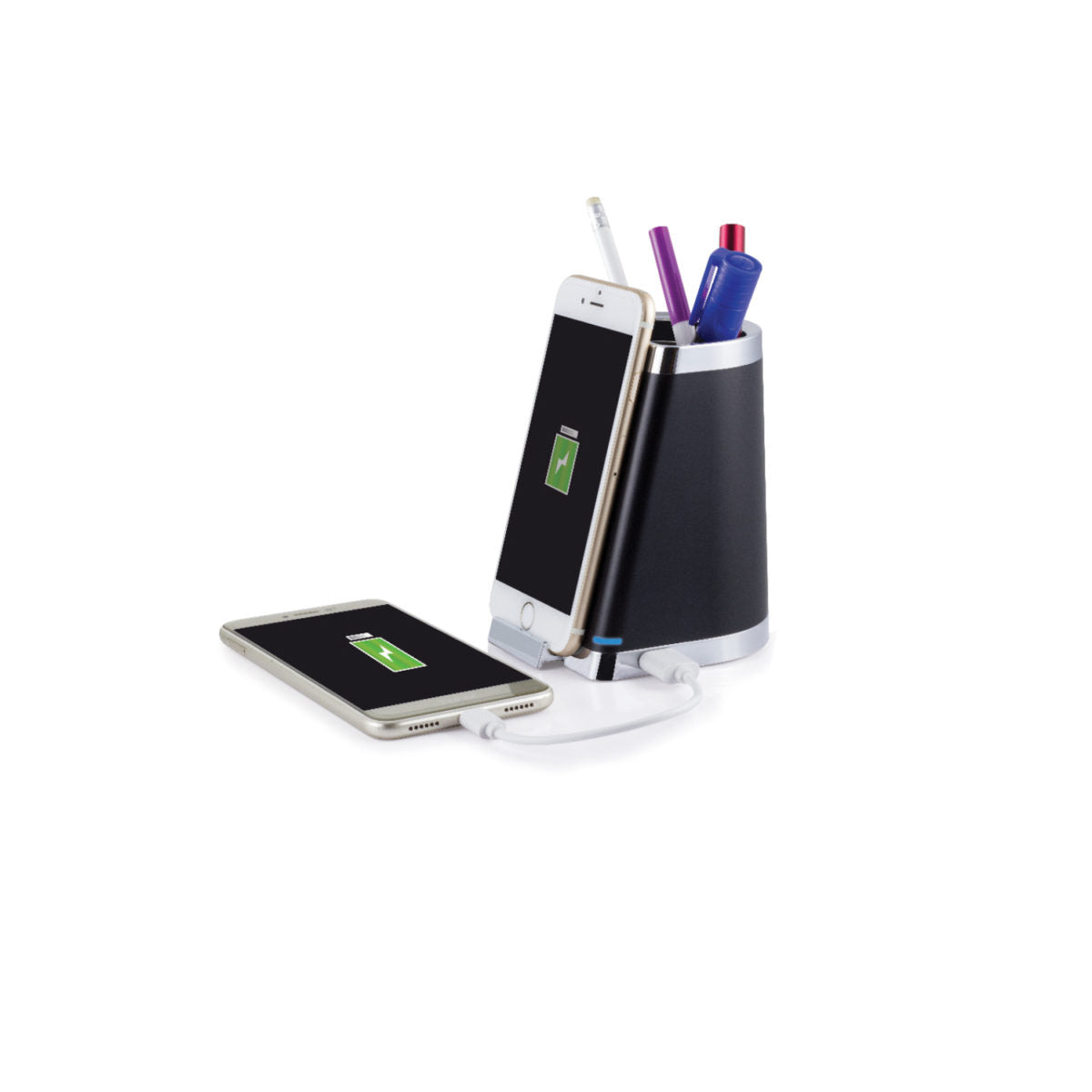 Wireless Charger with Pen Holder and USB-A Output