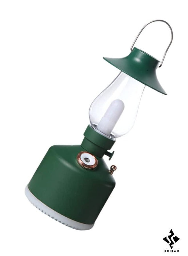 Cool Mist Retro Table Lamp LED Desk Lamp with Humidifier Reading Study Computer Lamp Air Purifying USB Rechargeable Night Light Dimmable Vintage Kerosene Lamp for Bedroom (Green)Home EnvironmentCOOL MIST HUMIDIFIER-Minidiva Cool Mist Humidifiers balance y