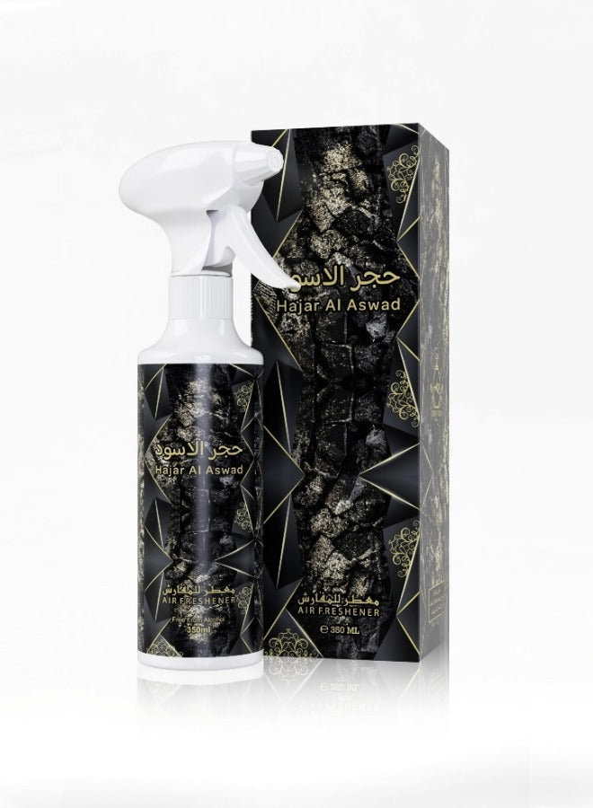 A to Z Creation Air Freshener Hajar Al Aswad 350mlPerfumes & FragrancesAdd a dash of freshness and fragrance to your surroundings and fabrics with this luxurious air and fabric freshener. Can overcome tough-smelling odors and leave a lingering, lasting fr