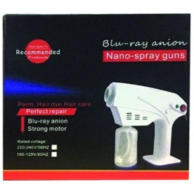 Blu Ray Anion Nano Spray GunHealthThe Blu Ray Anion Nano Spray Gun has a multi-function design KEY FEATURES Hair Dryer Type: Hair Steamer Steam and temperature can be adjusted Product Details , it can be used as a hair steamer. The lightweight and space s
