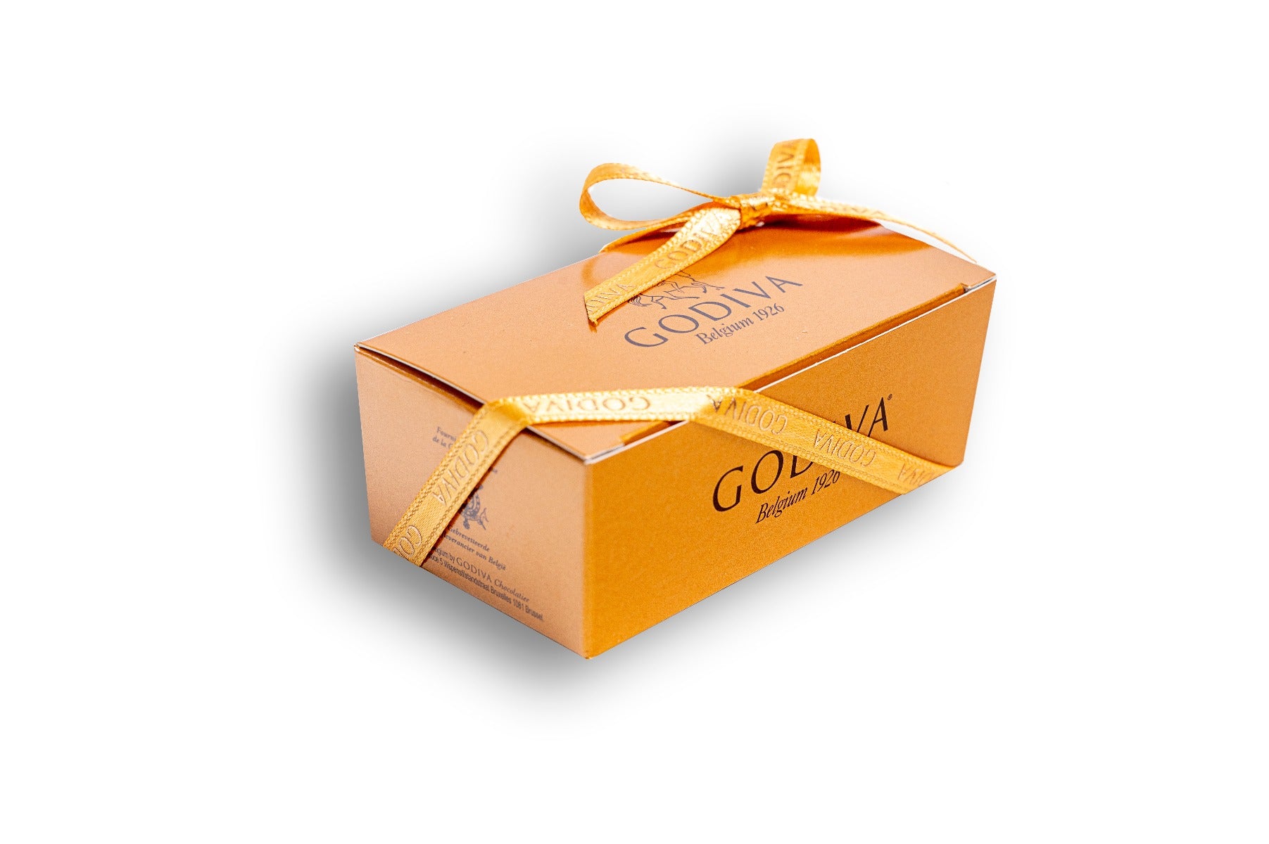 Godiva Ballotin - 2 PCSChocolate & ConfectioneryPresented in a luxuriously-crafted golden gift box featuring our most treasured chocolates, gold ballotins from GODIVA come ready to gift, serve, savor and share. These gold gift boxes are a luxurious chocol