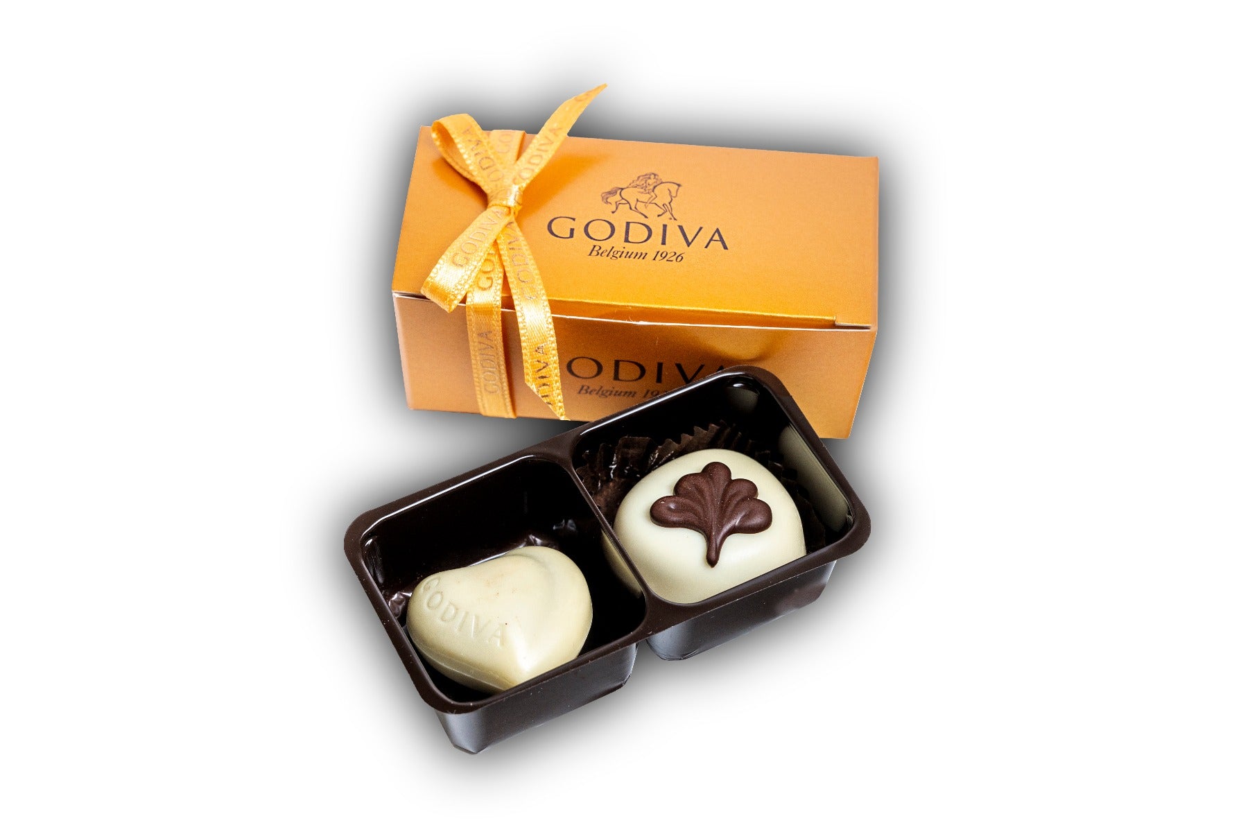 Godiva Ballotin - 2 PCSChocolate & ConfectioneryPresented in a luxuriously-crafted golden gift box featuring our most treasured chocolates, gold ballotins from GODIVA come ready to gift, serve, savor and share. These gold gift boxes are a luxurious chocol
