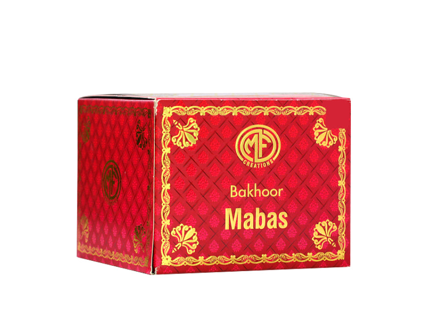 MFCreations Bakhoor Mabas 70gmPerfumes & FragrancesEmits a scented fragrance that is sure to uplift your mood. Creates an elegant statement while levitating the home decor scheme. Oriental fragrance that is formulated with scented and environment friendly