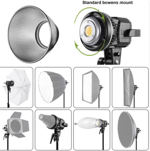 GVM LS-P80S LED LightCamera AccessoriesDaylight Color Temperature: 5600K High CRI/TLCI Ratings: 971 x Umbrella, 1 x Light StandBeam Angle: 120 DegreesEmploying the familiar, easy-to-use monolight form factor, the GVM LS-P80S LED Light Kit with Umbrella in