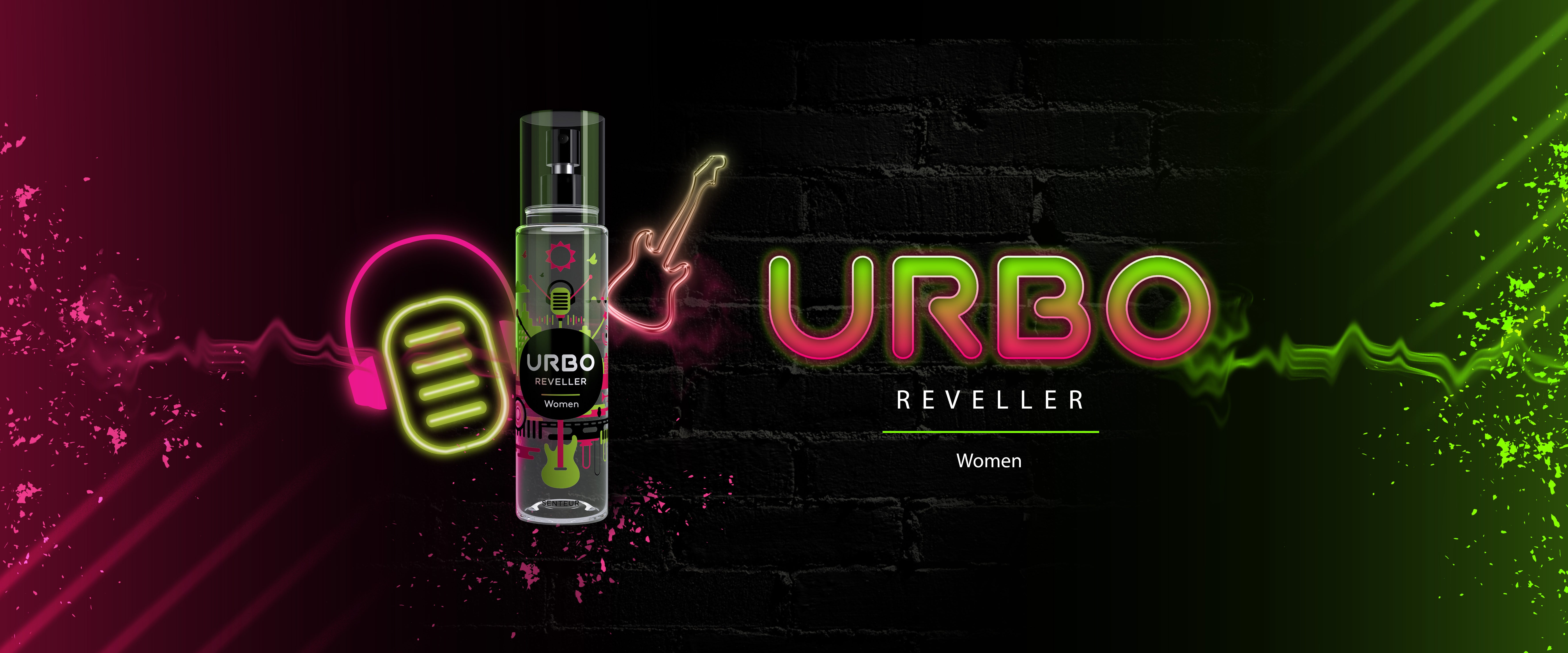 URBO Reveller SENTEUR - Perfumed Body Spray For Women - 150 ml