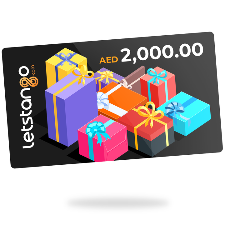 Letstango Gift CardGift CardsTreat yourself and your loved ones with a Letstango Gift Card. The card can be used to purchase any product from our website.