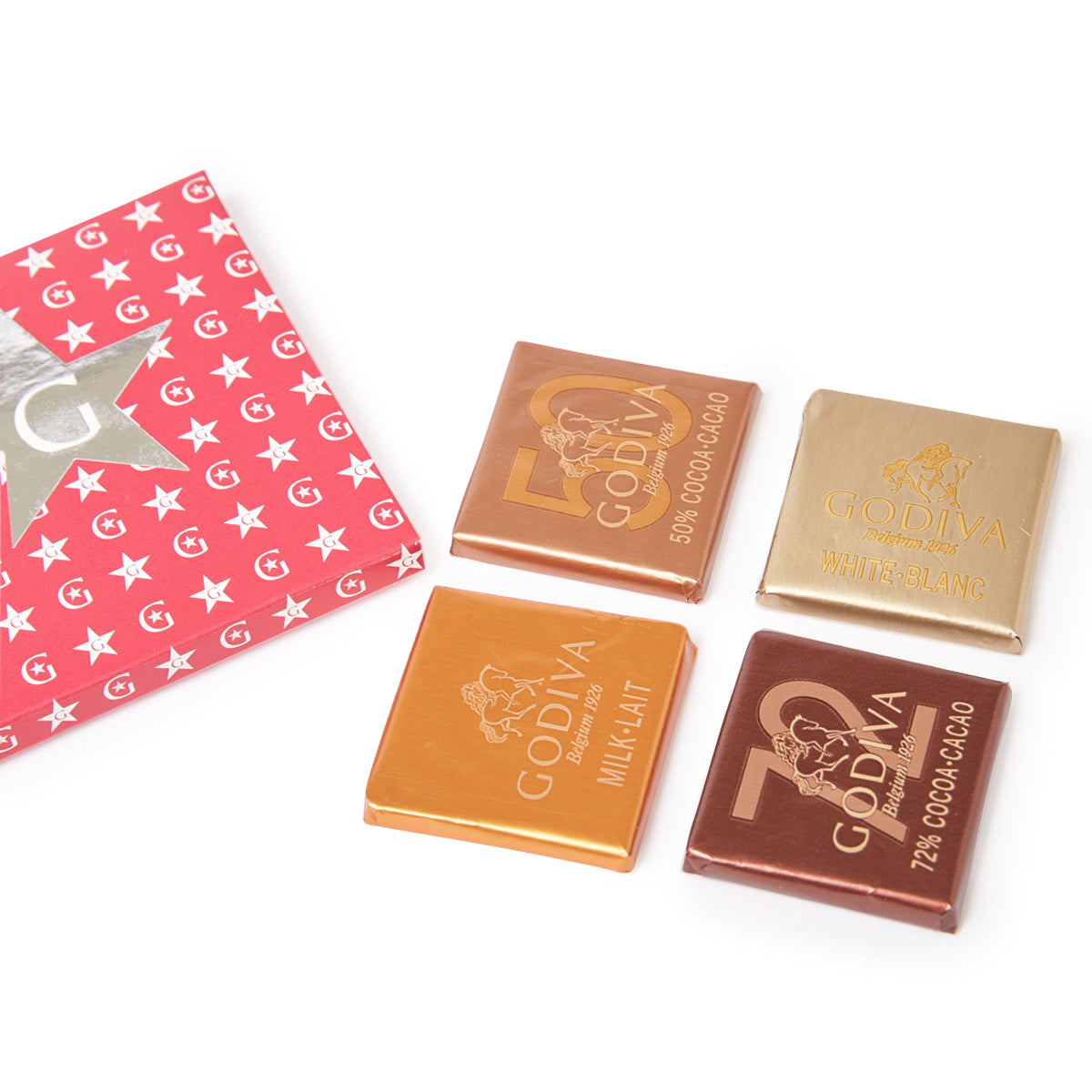 Godiva Baby Girl Star Carres - 4pcsChocolate & Confectionery4pc Carres