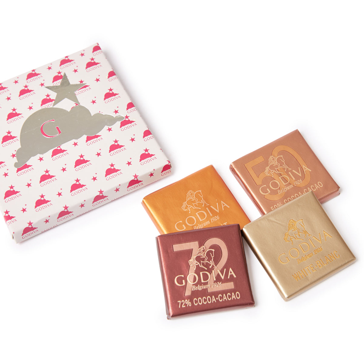 Godiva Baby Girl Silver Carres - 4pcsChocolate & Confectionery4pc Carres