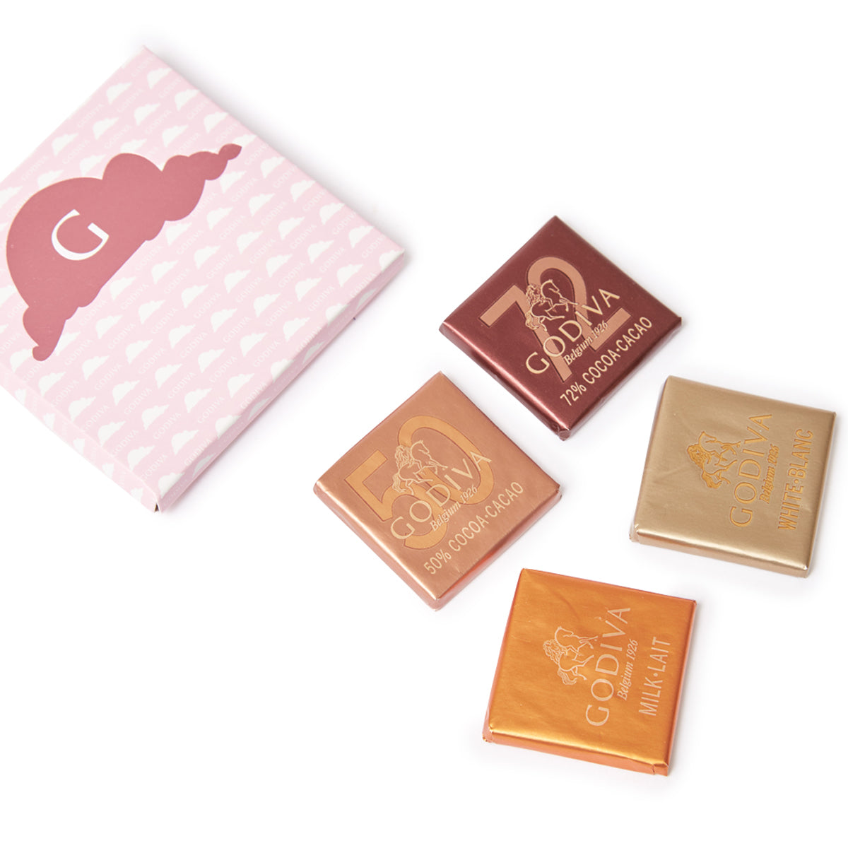 Godiva Baby Girl Cloud Carres - 4pcsChocolate & Confectionery4pc Carres