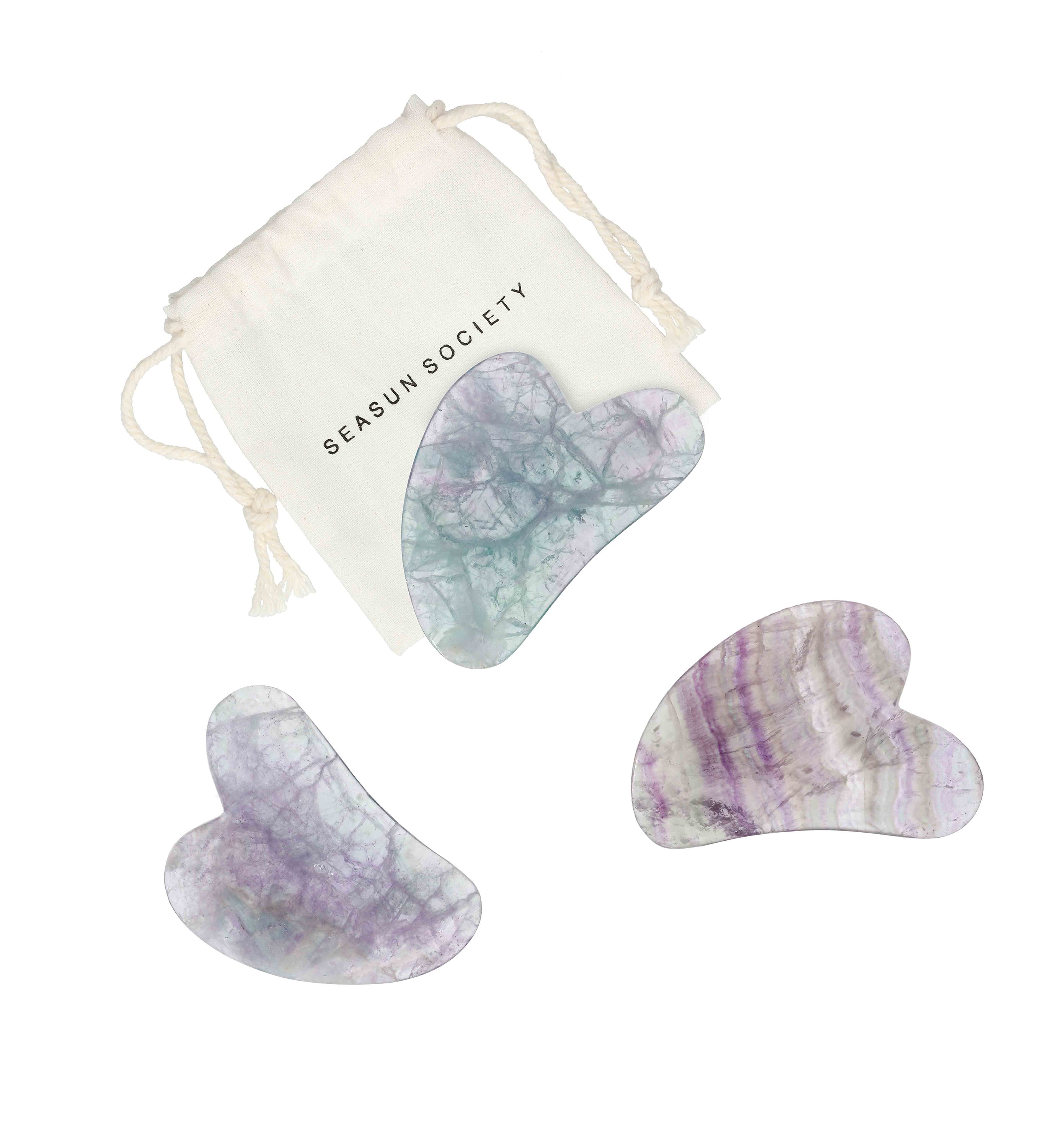 Fluorite Gua Sha The at Home Beauty Tool for Glowing and Firmer SkinPersonal CareGua Sha is an ancient, traditional Chinese beauty tool. Known as the “1-minute facelift” or the “Eastern Botox”, this beauty practice is prized for its natural anti-aging and