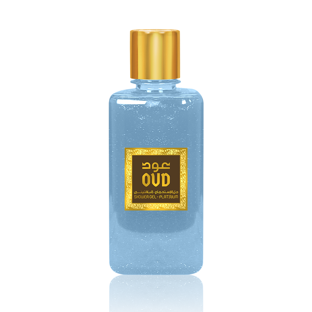 Oud Shower Gel - PlatinumPersonal CarePlatinum shower gel specially formulated to moisturize the skin, leaving it soft, smooth and clean with original natural Oud fragrance smell. Platinum: Floral Ylang-Ylang , Raspberry with Oud