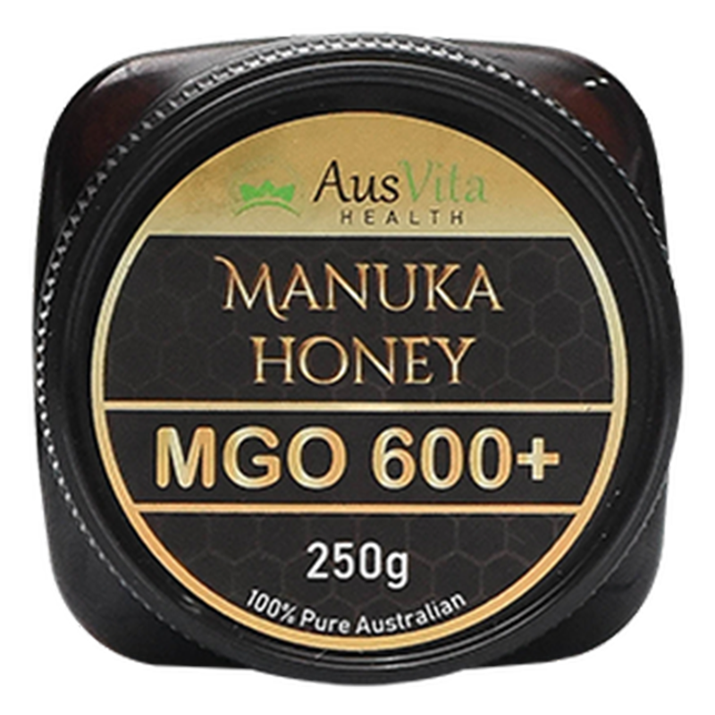 Manuka Honey MGO 600+ (250g)Jams, Honey & SpreadsHoney is collected by putting bee colonies inside the fields of blooming Manuka flowers. It is one of the purest forms of honey that has less pollen content and a more pleasant flavour. The shimmering textu
