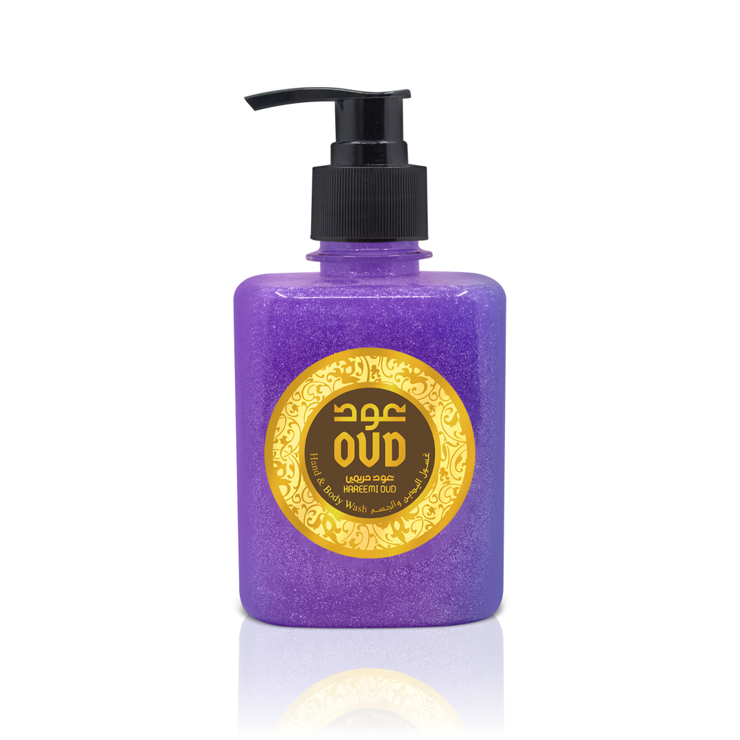 Oud Hand & Body Wash - HareemiPersonal CareHareemi is a potent mash-up of rich florals and a warm, woody base that lasts on the skin for hours and hours. It’s a multi-layered fragrance made up of jasmine, fruits and cedarwood making it irresistible. Haree