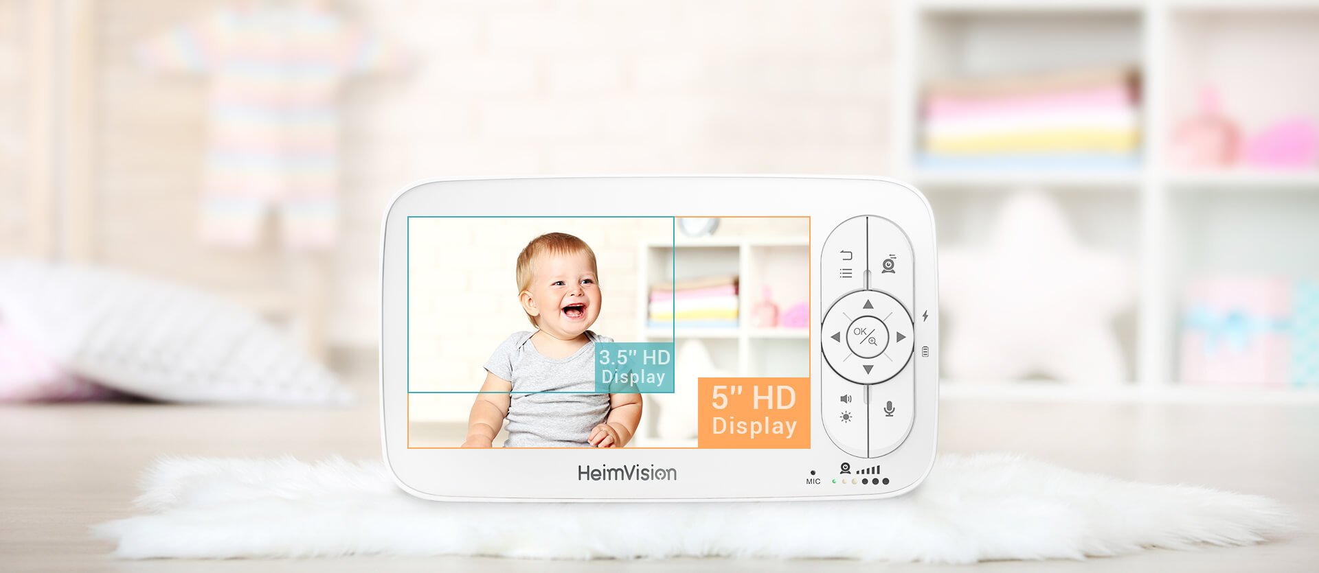 HeimVision HM136 Baby Monitor, 5