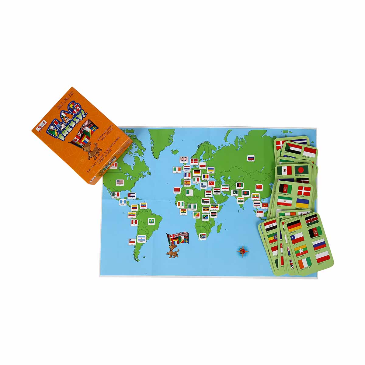 CocoMoco Kids - Flag Frenzy Flag Game (includes map)