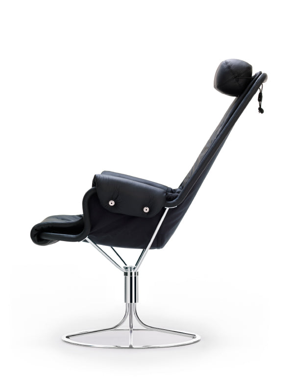 DUX Jetson Armchair - JETSON LEATHERHome DecorTHE JETSON CHAIR BY BRUNO MATHSSON Jetson is an icon of Swedish furniture design. This collaboration between Mathsson and DUX features a hollowed seat and high, ergonomically designed back with headrest and an