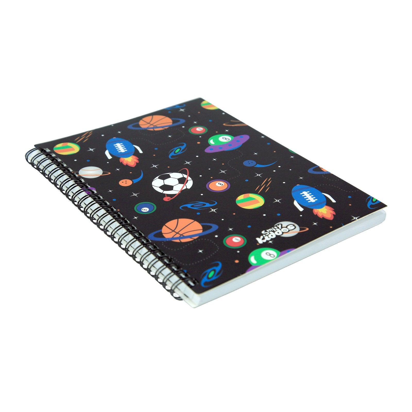 Smily Kiddos Fantasy A5 Lined Notebook - Black