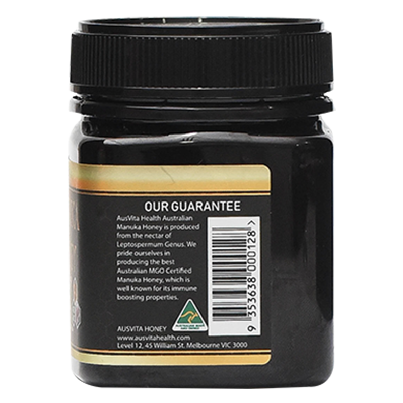 Manuka Honey MGO 600+ (250g)Jams, Honey & SpreadsHoney is collected by putting bee colonies inside the fields of blooming Manuka flowers. It is one of the purest forms of honey that has less pollen content and a more pleasant flavour. The shimmering textu