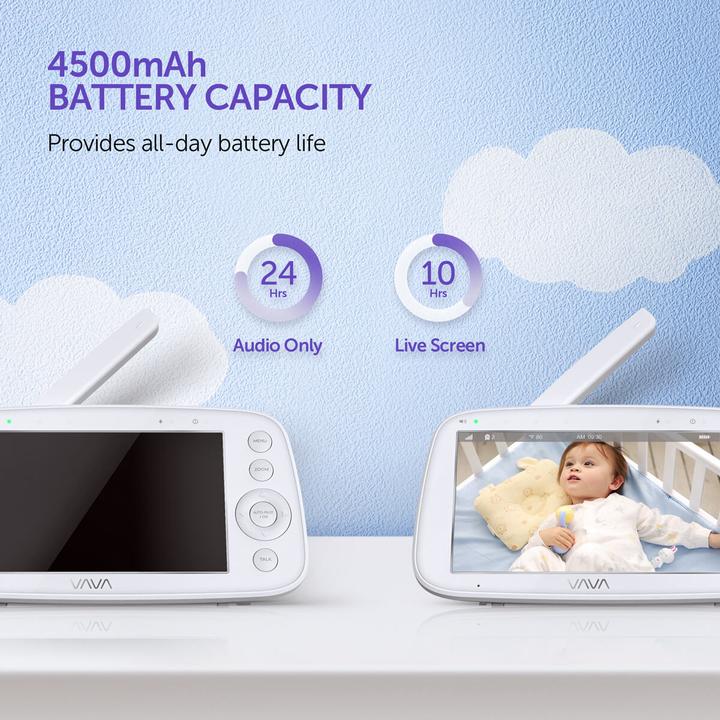 VAVA 720p 5-Inch HD Display Video Baby Monitor