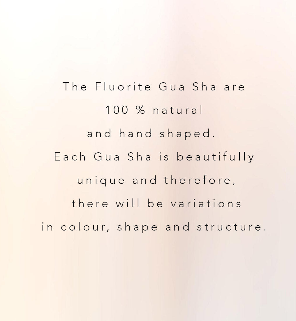 Fluorite Gua Sha The at Home Beauty Tool for Glowing and Firmer SkinPersonal CareGua Sha is an ancient, traditional Chinese beauty tool. Known as the “1-minute facelift” or the “Eastern Botox”, this beauty practice is prized for its natural anti-aging and
