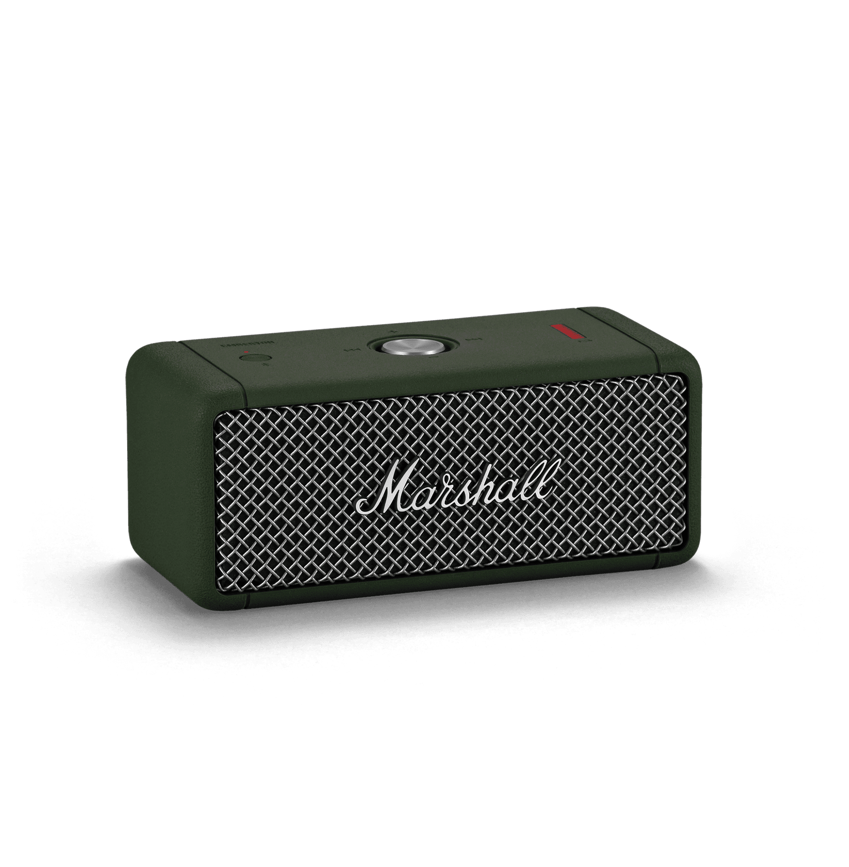 Marshall Emberton Compact Portable SpeakerAudio & VideoEmberton is a compact portable speaker with the loud and vibrant sound only Marshall can deliver. Emberton utilizes True Stereophonic, a unique form of multi-directional sound from Marshall. Experienc