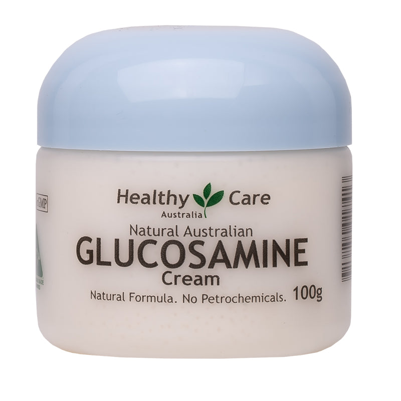 Healthy Care Glucosamine Cream 100gPersonal CareHealthy Care Glucosamine Cream is enriched with Glucosamine. This luxury skin cream may help reduce the visible sign of ageing. Moisturizes skin & improves suppleness.