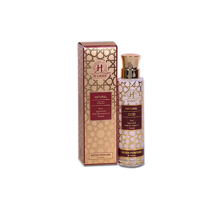 Hamidi Water Perfume Natural Oud 100MLPerfumes & FragrancesGenuinely made from a secret treasure… Made using rare agarwood from the forest of Assam