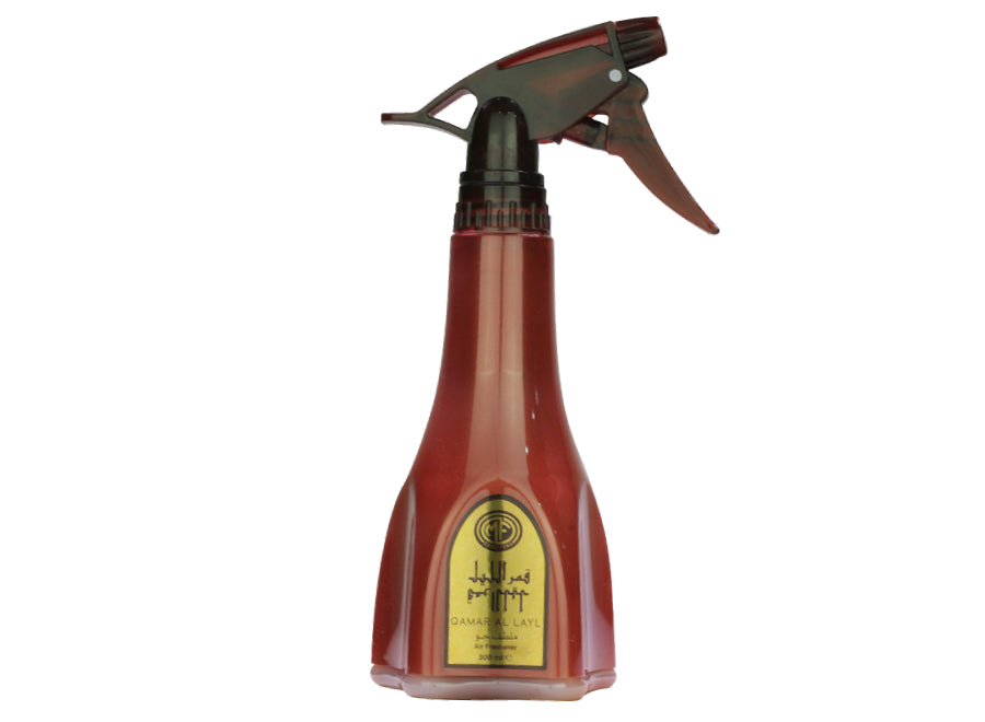 MFCreations Air Freshener Qamar Al Layl 300MLHome EnvironmentMFCreations Air Fresheners exude oriental feelings that give you the feel of the Arab Culture! With the oriental smell, take the feel with you wherever you go. The Air Freshener comes in an easy